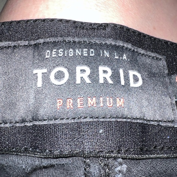 Torrid Bombshell Skinny Premium Stretch High-Rise Destructed Jean - Picture 7 of 15